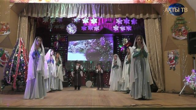 Новогодний концерт Ахтынский район 2018 год.