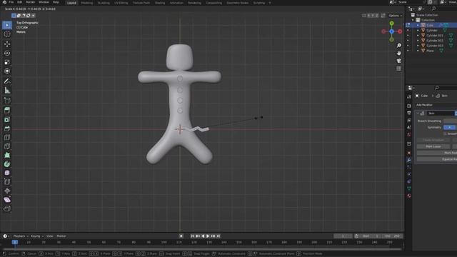 How to Create a Gingerbread Man in Blender: Step-by-Step Tutorial