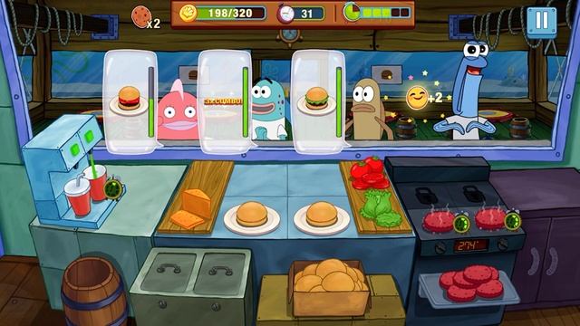 SpongeBob Krusty Cook Off Krusty Krab Level 12