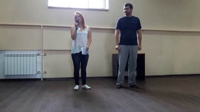 Жанна и Ян Меженины  Все знаю, все умею, но ничего не делаю  11 07 2017г Парк о