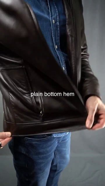 a must have leather bomber jacket for all stylish men 🧥 #shorts
