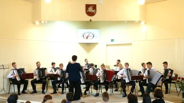 Оркестр аккордеонистов Вильнюсской Нововильняйской музыкальной школы