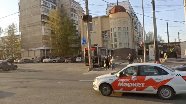На трамвае по проспекту Победы (продолжение 2 части)