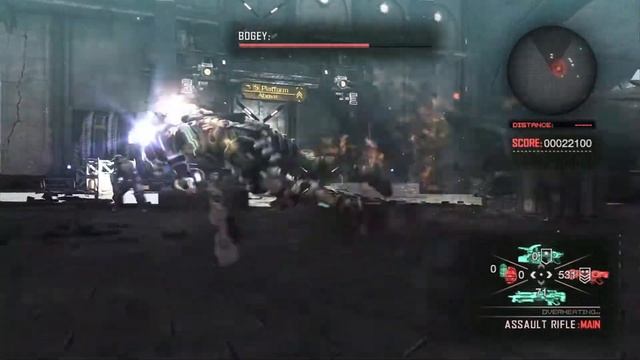 Vanquish Босс - Bogey (сложность Hard, первый трай)