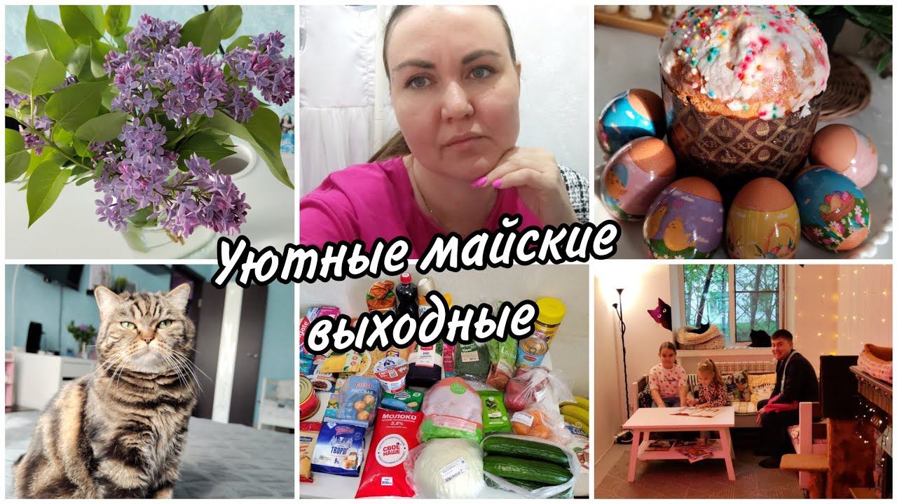 Как прошли наши майские выходные. Обзор покупок. Котокафе. Очередная перестановка в квартире.