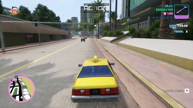 GTA - Vice City Definitive Edition | #Mission - Taxi Work