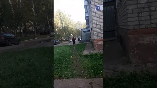 Пьяный бомж