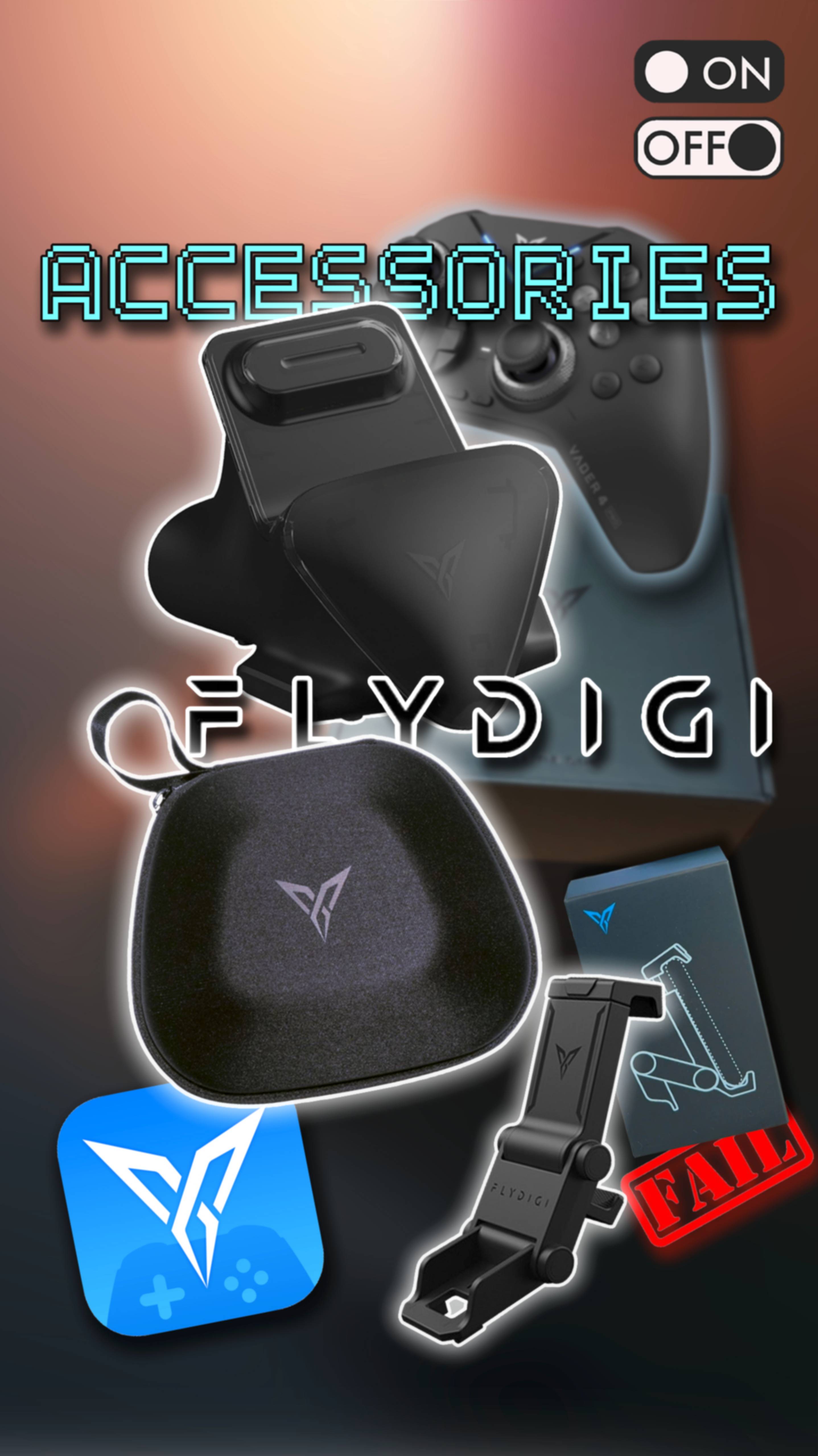 Accessories FlyDigi | Зарядная база + Двухсекционный держатель + Кейс для хранения + ASMR Unboxing