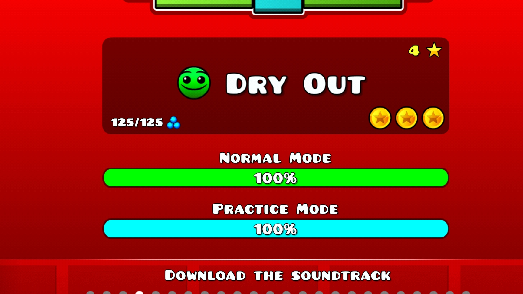 Прохождение четвëртого уровня Dry Out в Geometry Dash.