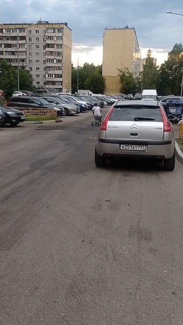 Электротрайк из гироскутера