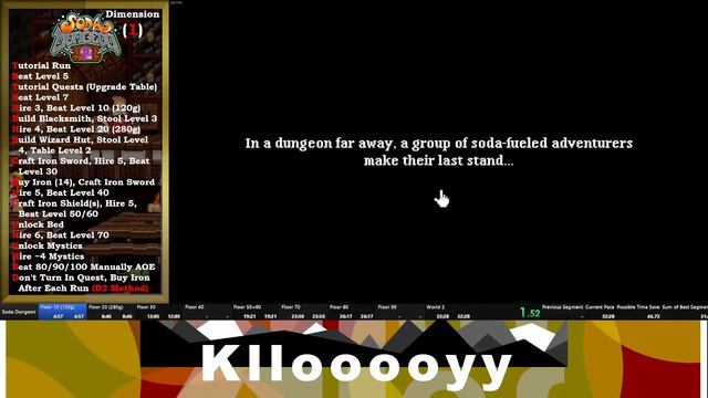 Soda Dungeon 2 Any% D1 Speedruns | Going for Sub 30min (New WR End of VOD)