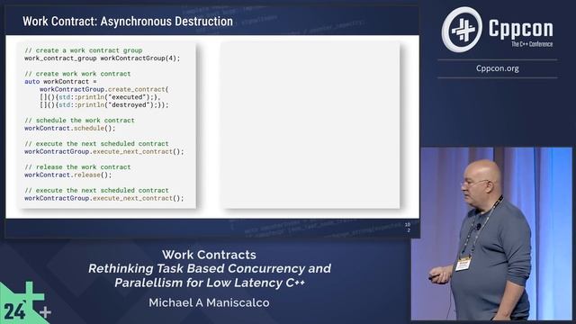 Work Contracts - Rethinking Task Based Concurrency & Parallelism for Low Latency C++ - CppCon 2024