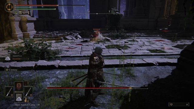 Дух Ложной Слезы против Ложной Слезы (Mimic Tear vs Mimic Tear BOSS)