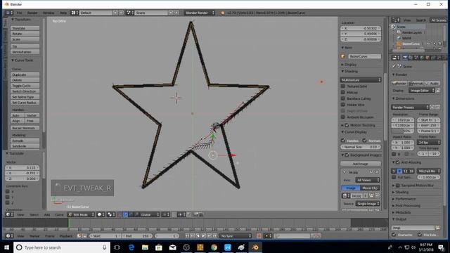 Blender Tutorial in hindi part 11 BEZIER CURVE