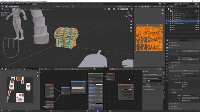Easy Stylized Edge Highlights/Textures in Blender!