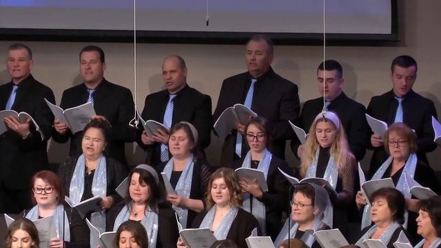 Бог на землю милость принес - хор 