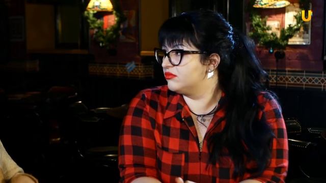 Катерина Стебнева в гостях у телеканала UTV. Фрагмент передачи "Афиша"