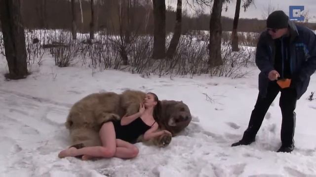 Фотосессия с медведём