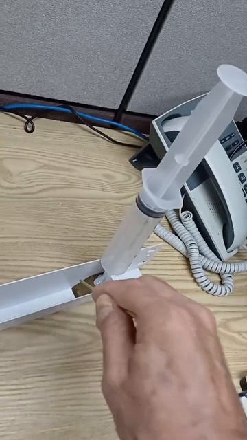 МАКЕТ КОНСТРУКЦИИ кубик и шприц для окраски стенок реактора серебряной пастой #kitchen #automobile