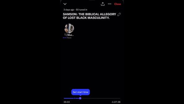 SAMSON: THE BIBLICAL ALLEGORY OF BLACK MASCULINITY LOST Part 2