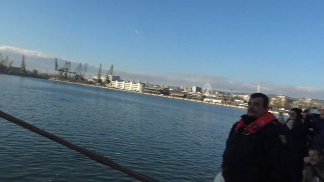 Българският военен научно - изслед. кораб "Св.св. Кирил и Методий" - отплава в 14.30 ч. - 27.12.22