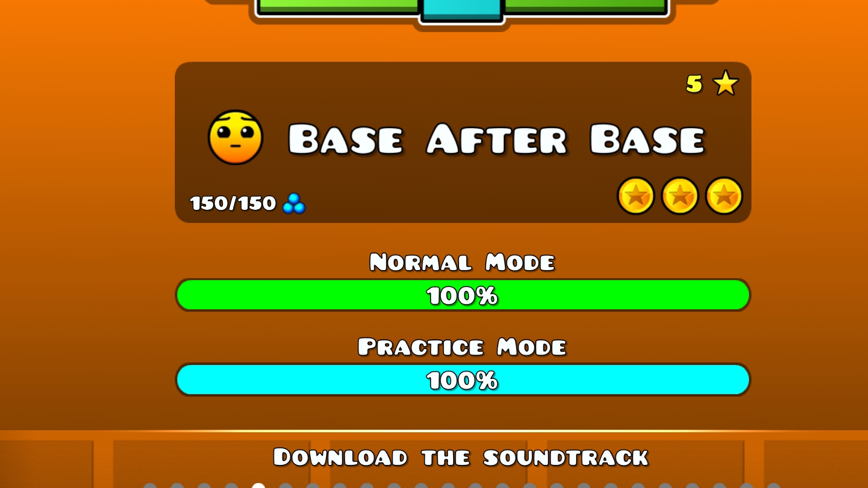 Прохождение пятого уровня Base After Base в Geometry Dash.