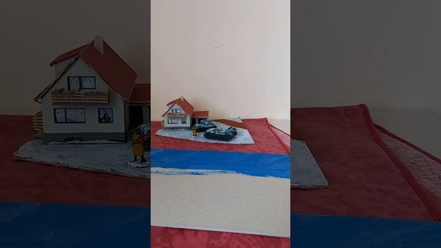 Как сделать диораму с танком