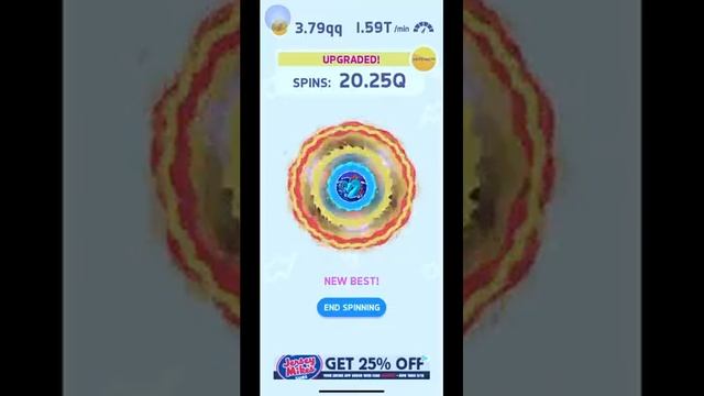 Ketchapp Fidget Spinner Ep. 25: Nero - Crush On You. 20.2 Quadrillion spins.