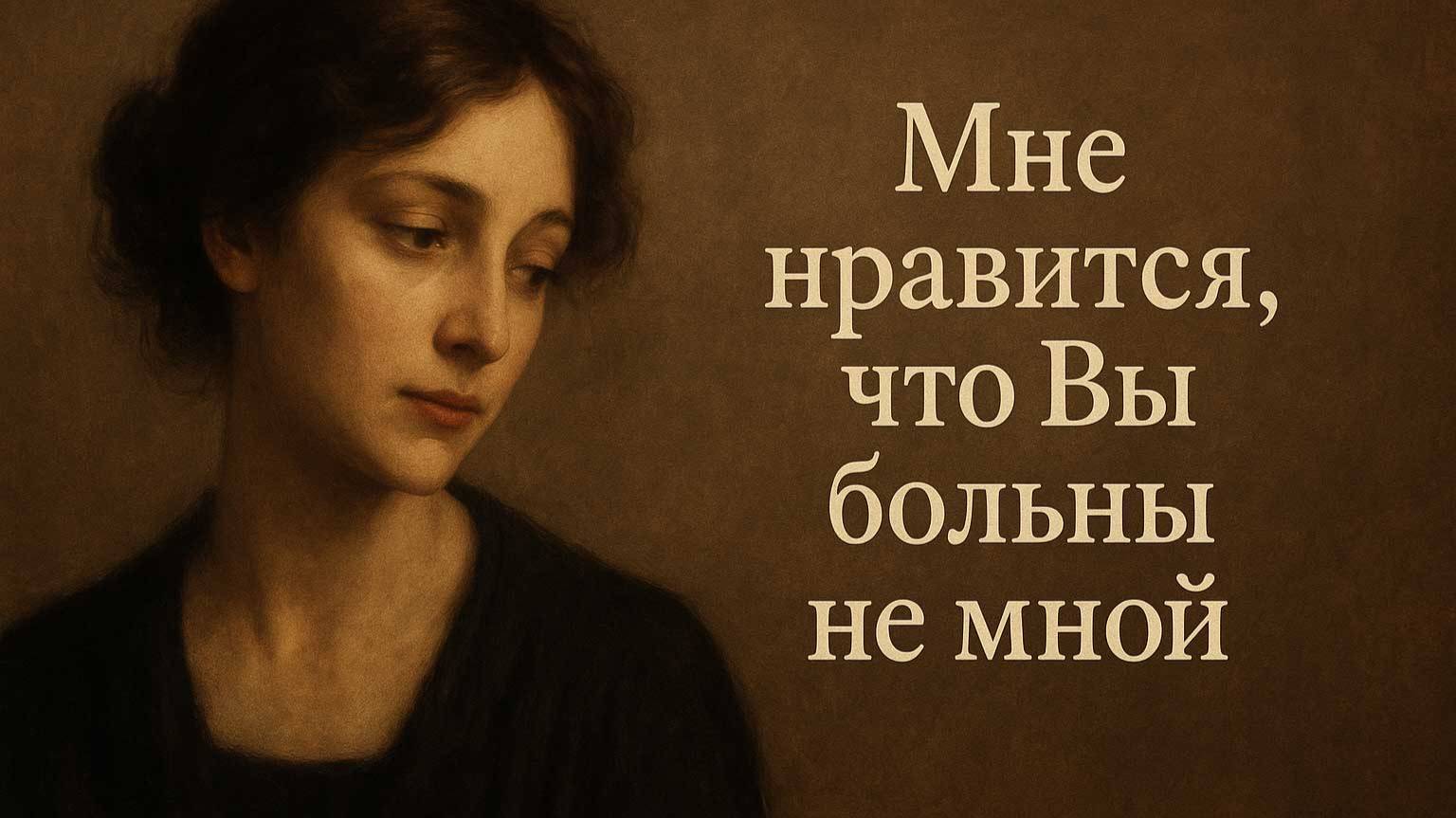 Мне нравится, что Вы больны не мной... стихи   Марины Цветаевой музыкальная композиция DJ KON TAKTS