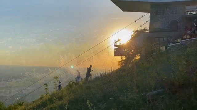 Пятигорск, закат с горы Машук в последний день июня 2024 года