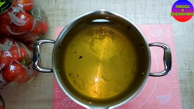 Сладкие маринованные помидоры на зиму. Самый любимый рецепт.