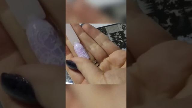 Обзор новогодней пластины Nicole Diary