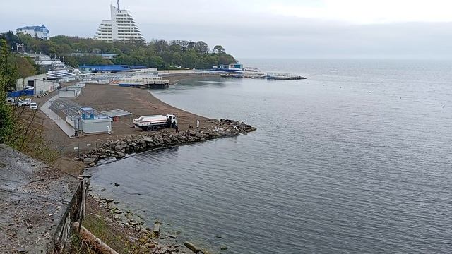 Анапа состояние пляжа сегодня малая бухта моют камни на берегу