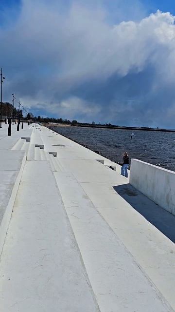 Набережная в Кронштадтском районе Санкт-Петербурга