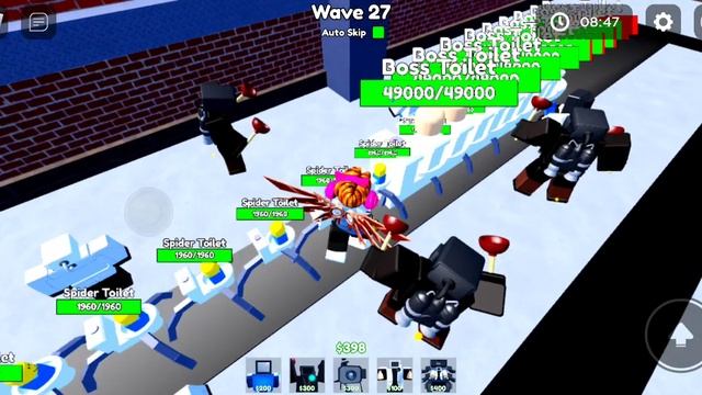 как пройти хард в toilet tower defense