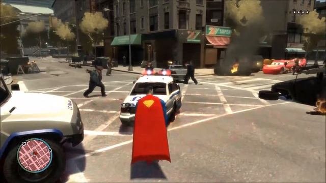 The Hulk vs Superman GTA 4 Mods Epic Superhero Battle