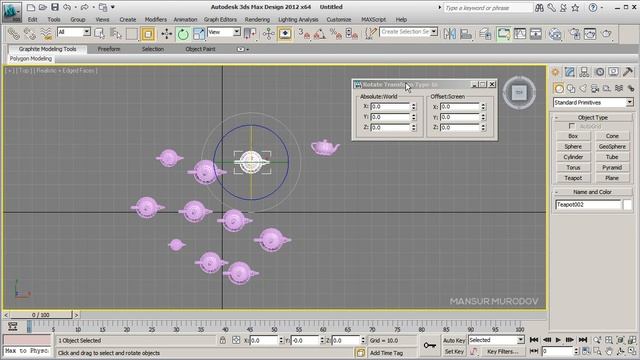 3D MAX DA BOSHLANG'ICH DARS 2-QISM #3DMAX #UYDAQOLING