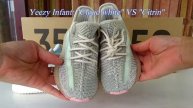 Yeezy Infant "Cloud White" VS "Citrin" Unboxing + Review