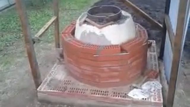 Облицовка тандыра.
