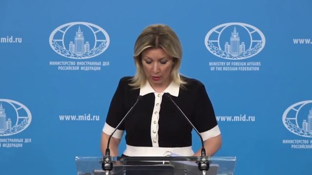 Мария Захарова об интенсивной милитаризации стран Скандинавии. Брифинг 24.04.2025.