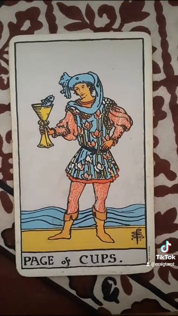 Learning Tarot - Cups - Page of Cups