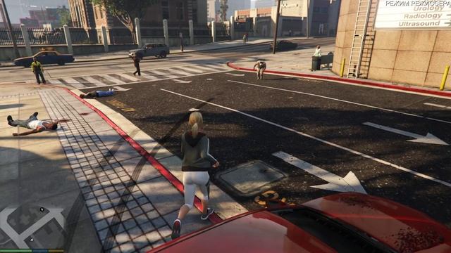 gta 5. трейси против медиков 2.