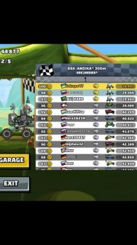🎧 Is MOONLANDER A Top Today? 🎧 (BSK|ANDIKA 300M) - Hill Climb Racing 2 #shorts #hcr2