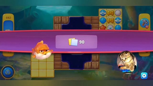 Fishdom 2022, no Boosters,  642  level  -  прохождение без бустеров,  642  уровень.