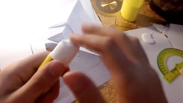 Делаем большую  снежинку.  Часть 1