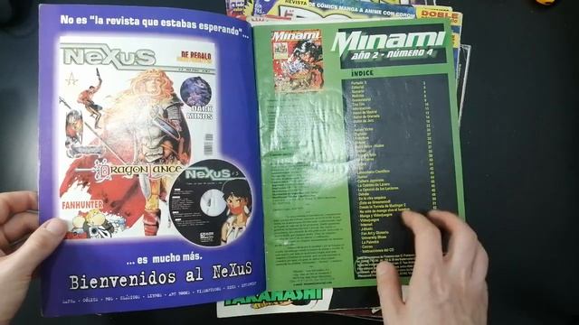 Unboxing revistas RETRO de ANIME (Minami - Otaku - Dokan)