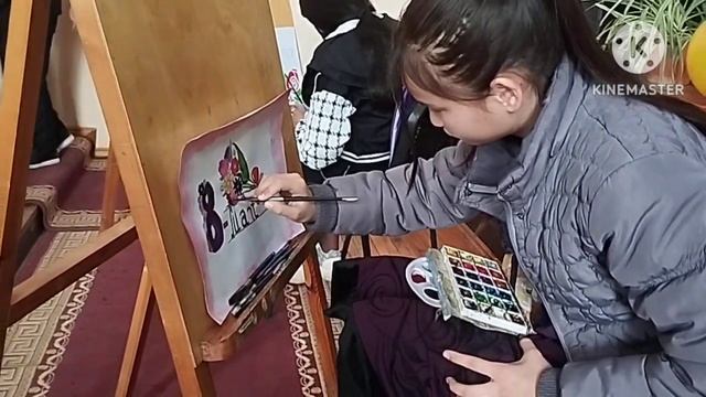 Детский праздник.8 Марта - Международный женский день.Узбекистан.Ташкент.