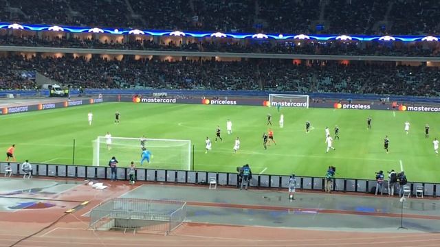 ФК Карабах - Рома. 
Гол Педро Энрике. ЛЧ сезон 2017/2018