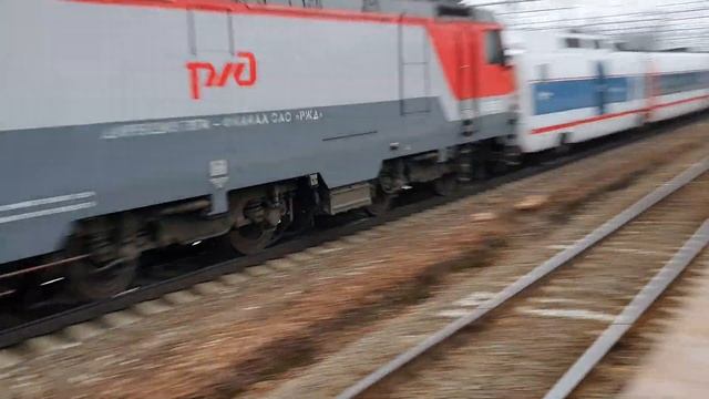 Стриж в Кусково под ЭП20-016 поезд #703 Нижний Новгород - Москва