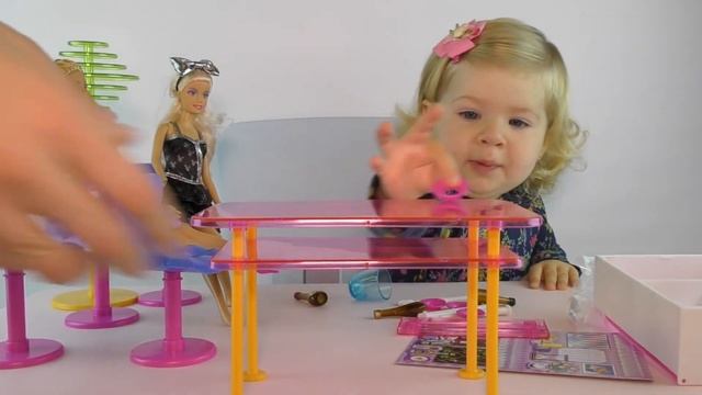 Распаковка Набора Барби Обед с Подружкой в Кафе Barbie Doll Set unboxing